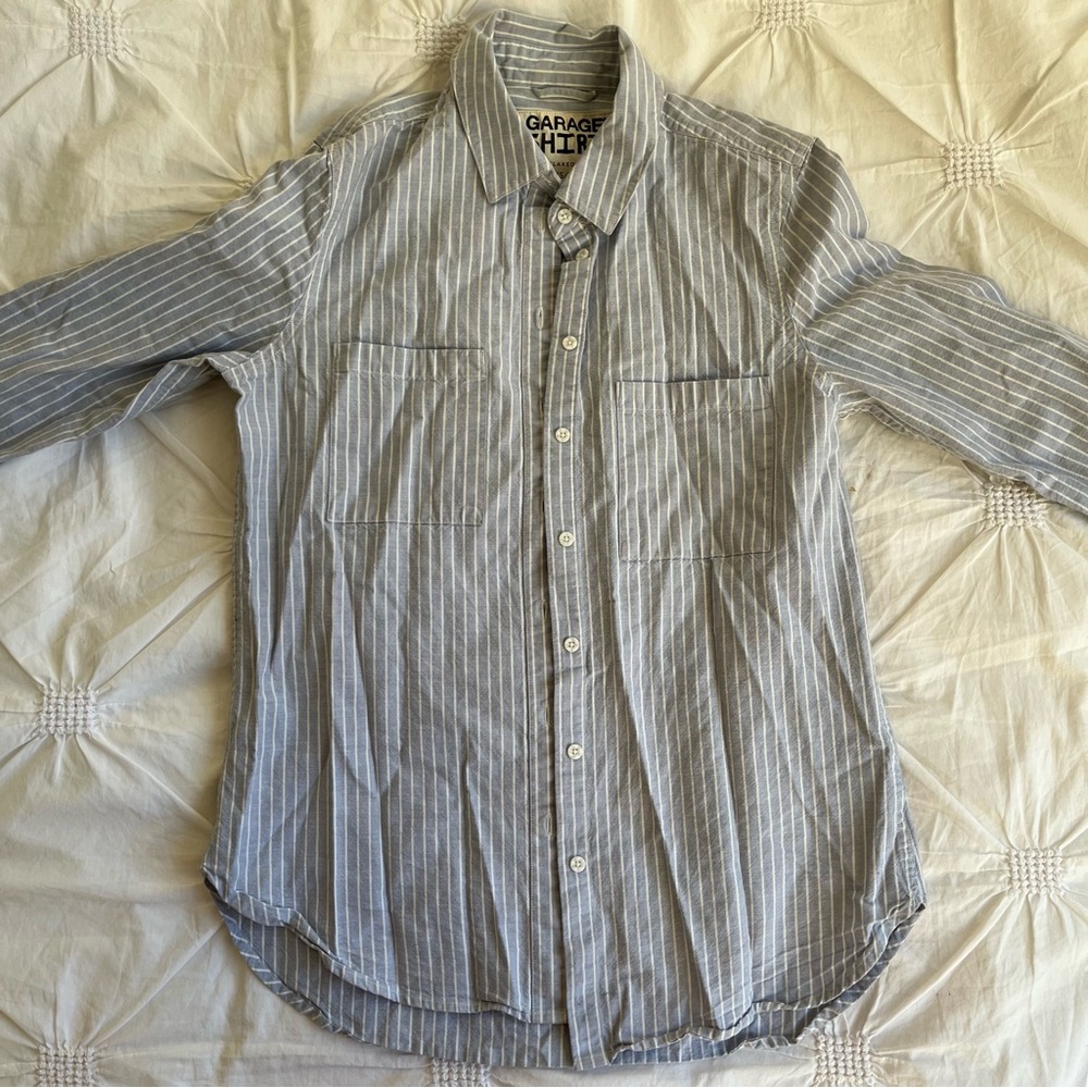 Garage Pinstripe Button-Down